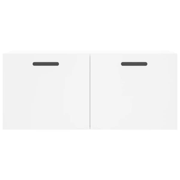 Väggskåp vit 80x36,5x35 cm konstruerat trä