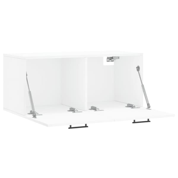Väggskåp vit 80x36,5x35 cm konstruerat trä