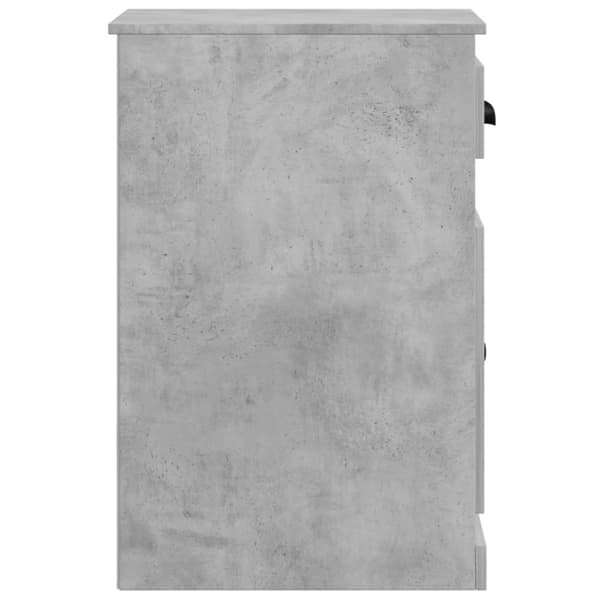 Sivukaappi laatikolla betoninharmaa 40x50x75 cm tekninen puu