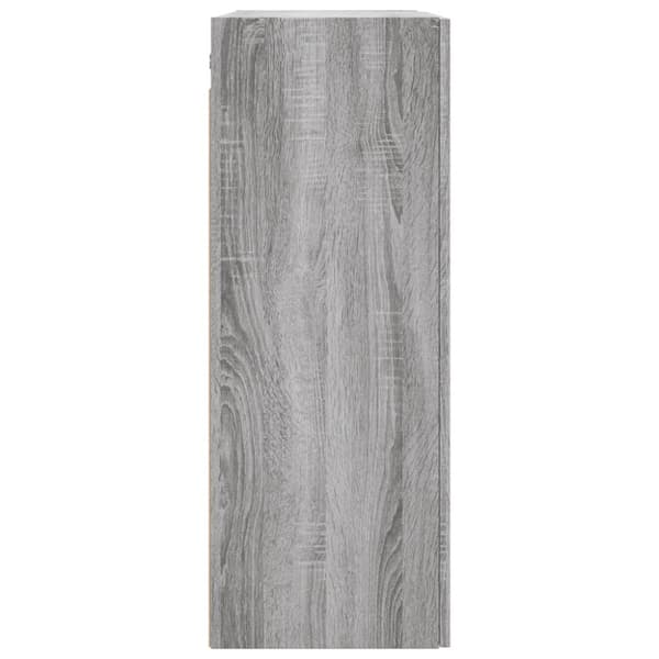 Seinäkiinnitettävät kaapit 2 kpl harmaa Sonoma 69,5x34x90 cm