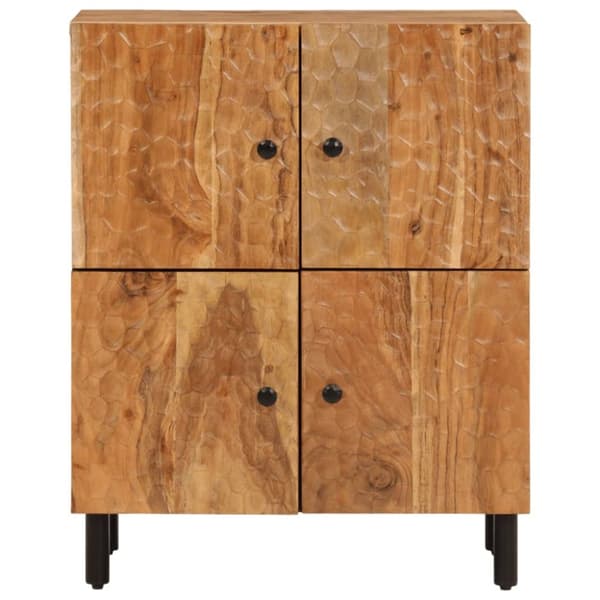 skab 60x33x75 cm massivt akacietræ
