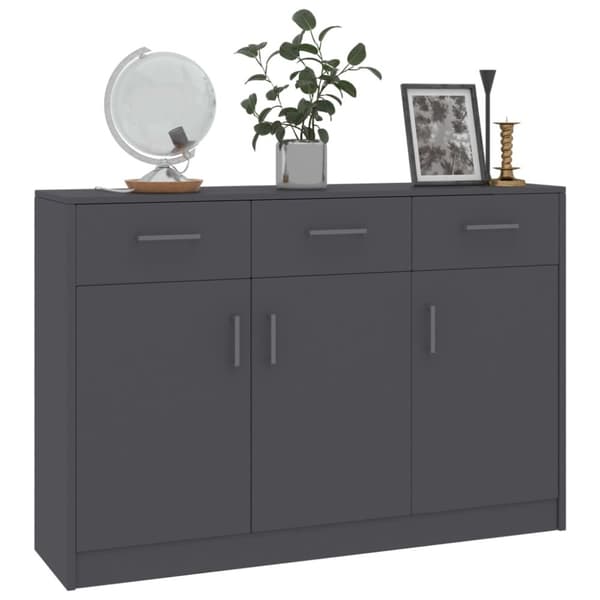 Senkki harmaa 110x30x75 cm tekninen puu
