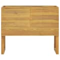 Miniatyrbild 3 av 9: Badrumsskåp 90x40x75,5 cm massiv teak