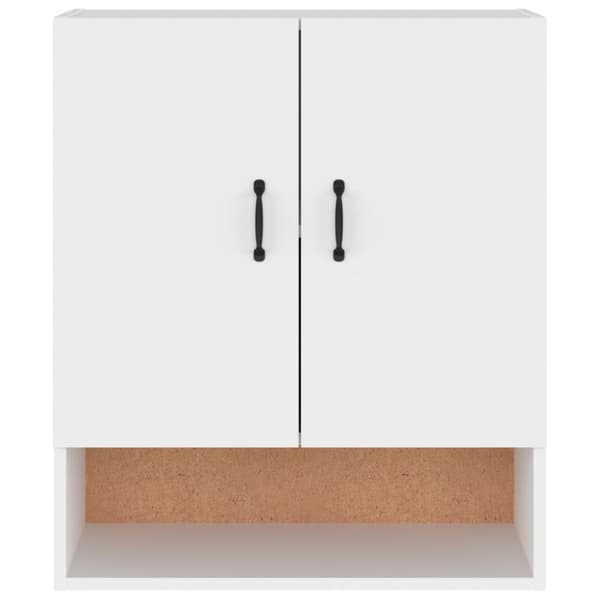 Väggskåp vit 60x31x70 cm konstruerat trä