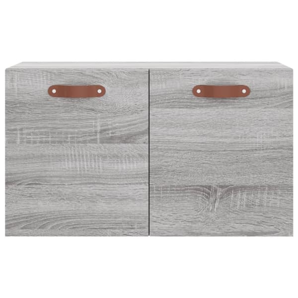 vægskab 60x36,5x35 cm konstrueret træ grå sonoma-eg