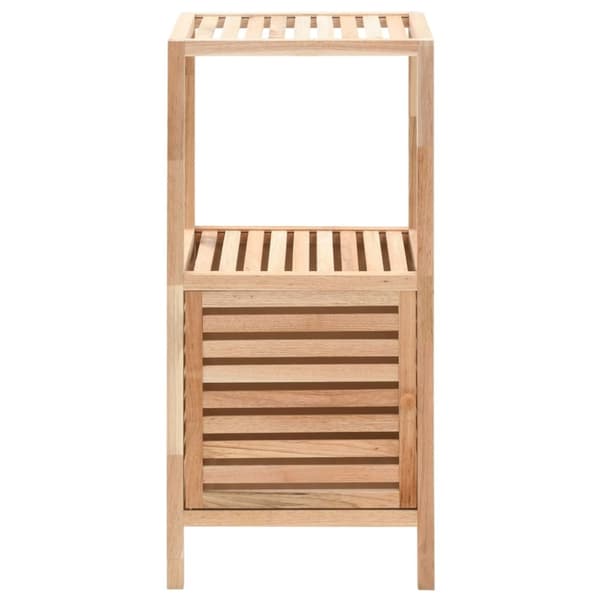 badeværelsesskab 39,5x35,5x86 cm massivt valnøddetræ
