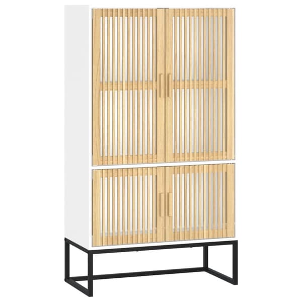 Kaappi valkoinen 70x35x125 cm tekninen puu