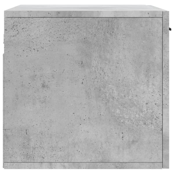 Seinäkaappi betoninharmaa 60x36,5x35 cm tekninen puu