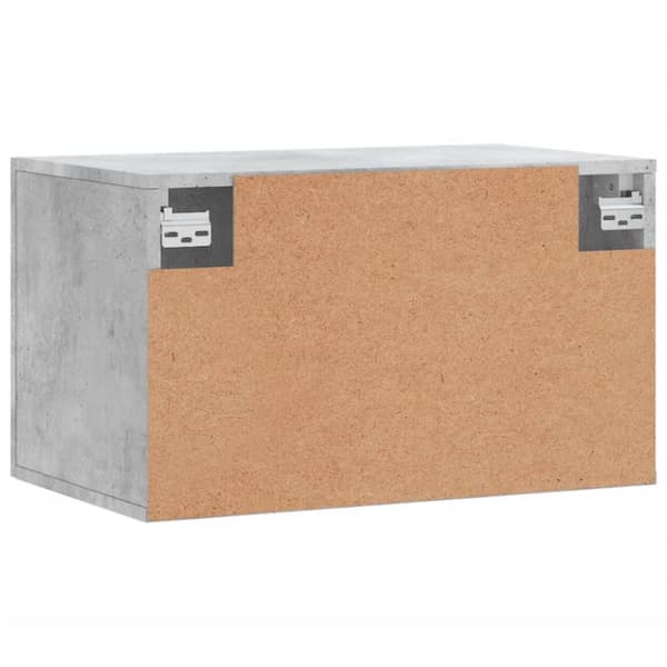 Seinäkaappi betoninharmaa 60x36,5x35 cm tekninen puu