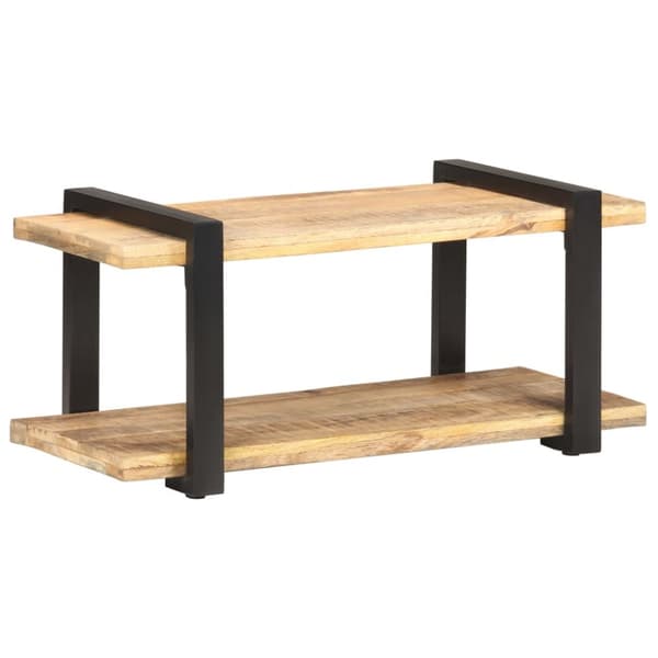 TV-taso 90x40x40 cm karkea mangopuu