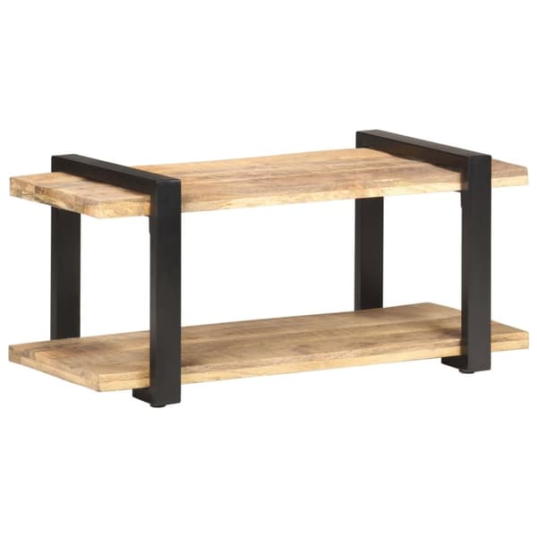 TV-taso 90x40x40 cm karkea mangopuu