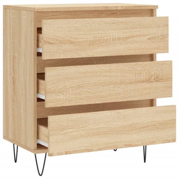 skænk 60x35x70 cm konstrueret træ sonoma-eg