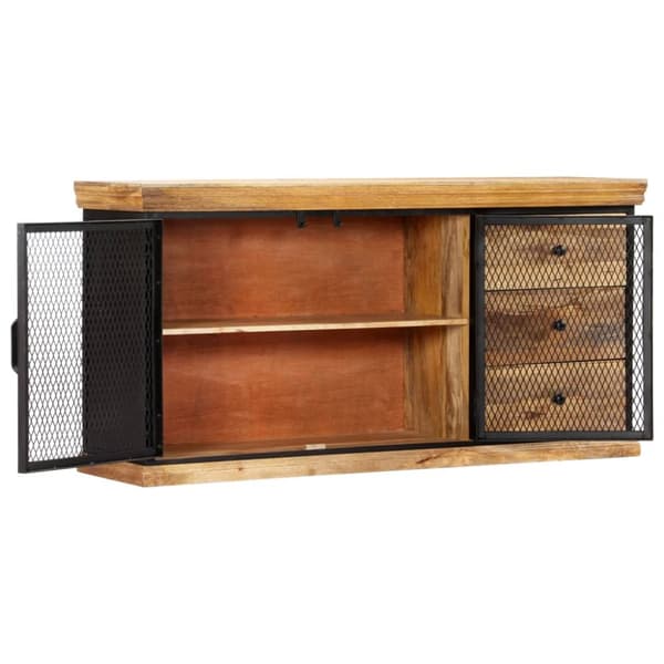 skænk 150 x 40 x 75 cm massivt mangotræ