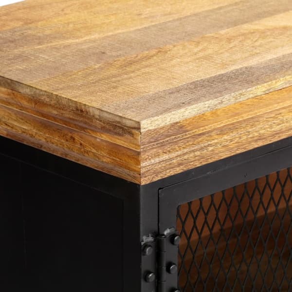skænk 150 x 40 x 75 cm massivt mangotræ