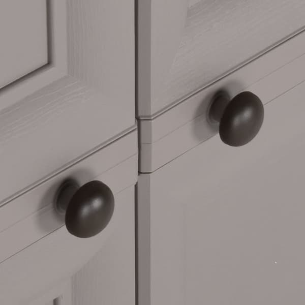 plastikskab 79x43x125 cm trædesign grå