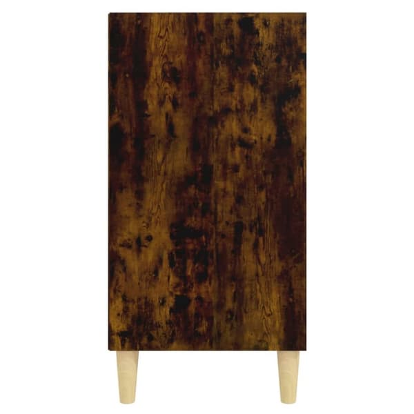 skænk 57x35x70 cm spånplade røget egetræsfarve
