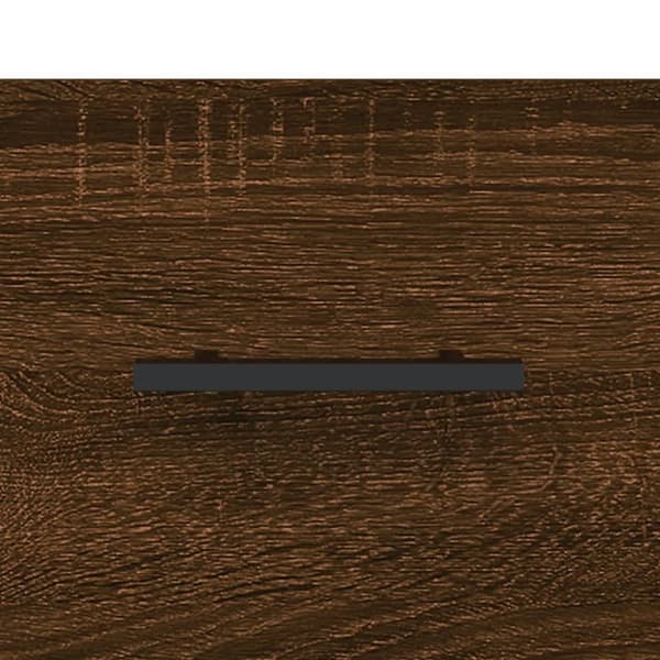 vægskab 60x36,5x35 cm konstrueret træ brun egetræsfarve