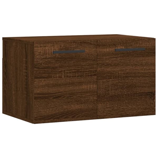 vægskab 60x36,5x35 cm konstrueret træ brun egetræsfarve