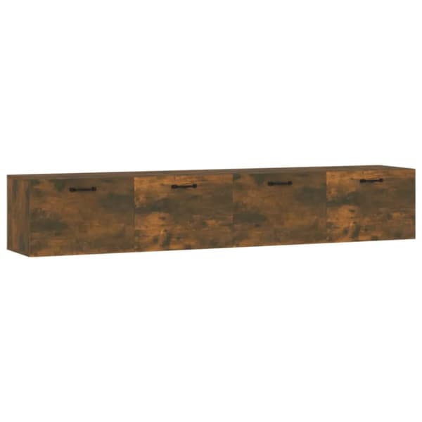 vægskabe 2 stk. 100x36,5x35 cm konstrueret træ sonoma-eg