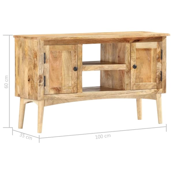 Senkki 100x35x60 cm täysi mangopuu
