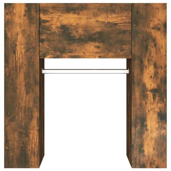 entrémøbel 97,5x37x99 cm konstrueret træ røget sonoma-eg