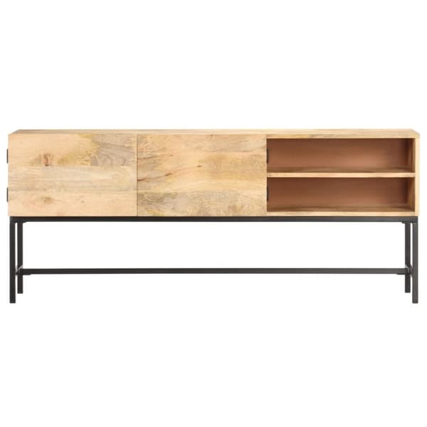skænk 145x30x60 cm massivt mangotræ