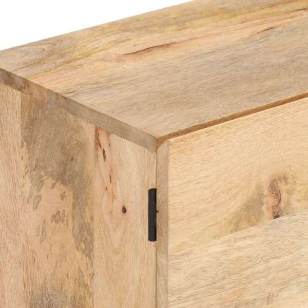 skænk 145x30x60 cm massivt mangotræ