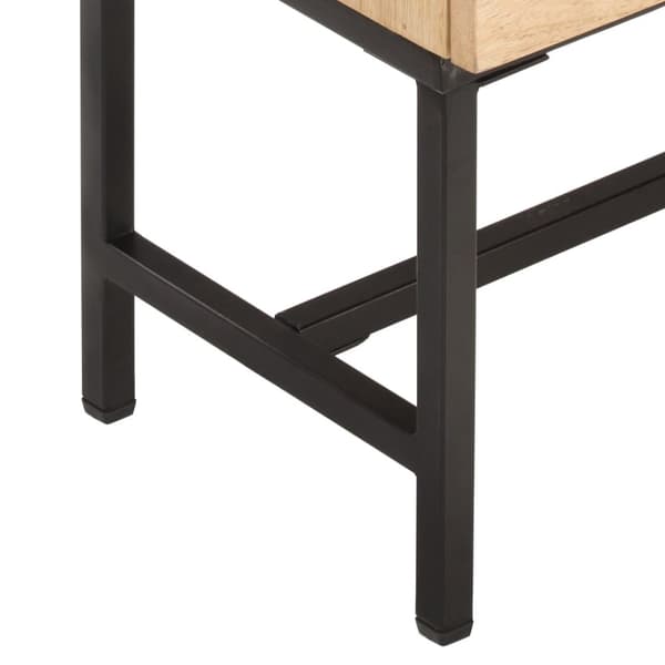 skænk 145x30x60 cm massivt mangotræ