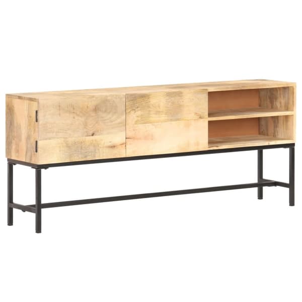 skænk 145x30x60 cm massivt mangotræ