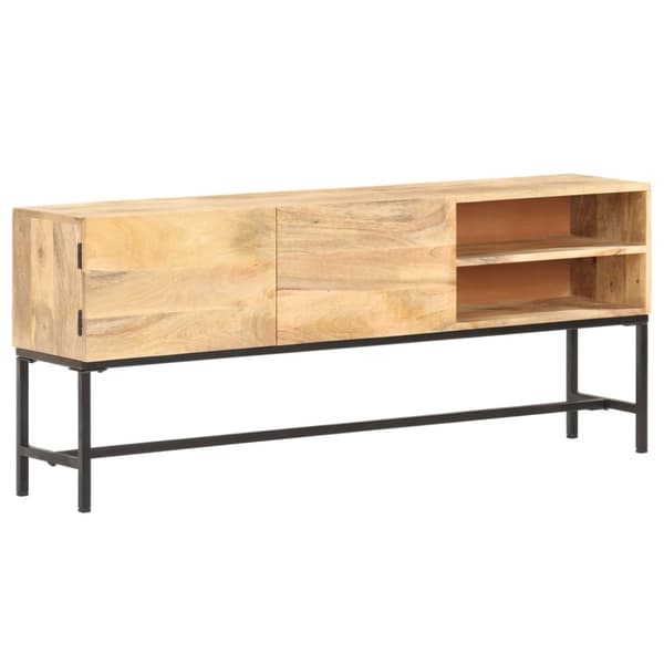 skænk 145x30x60 cm massivt mangotræ