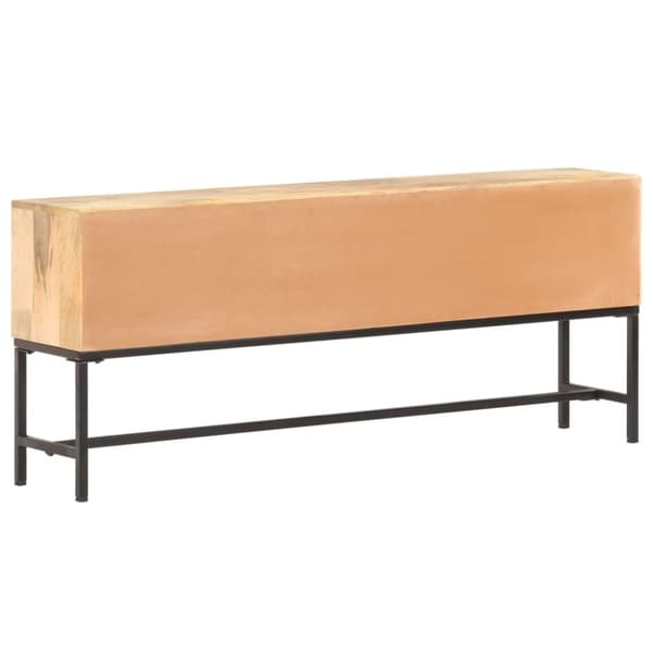 skænk 145x30x60 cm massivt mangotræ