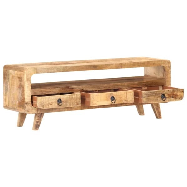 tv-skab 117x30x41 cm massivt ru mangotræ