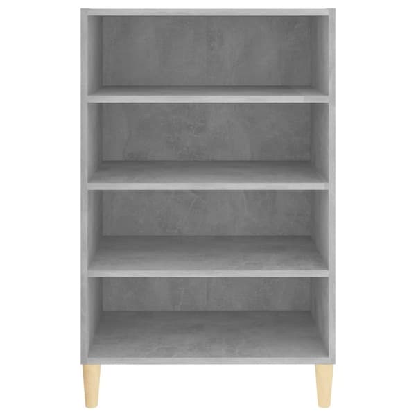 Senkki betoninharmaa 57x35x90 cm lastulevy