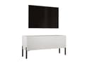 Miniatyrbillede 1 af 7: TV -kabinet i cashmere med ben i sort, A: B: 100 cm, H: 52 cm, T: 32 cm