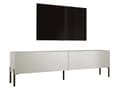 Miniatyrbillede 1 af 7: TV -kabinet i cashmere med ben i sort, A: B: 170 cm, H: 52 cm, T: 32 cm
