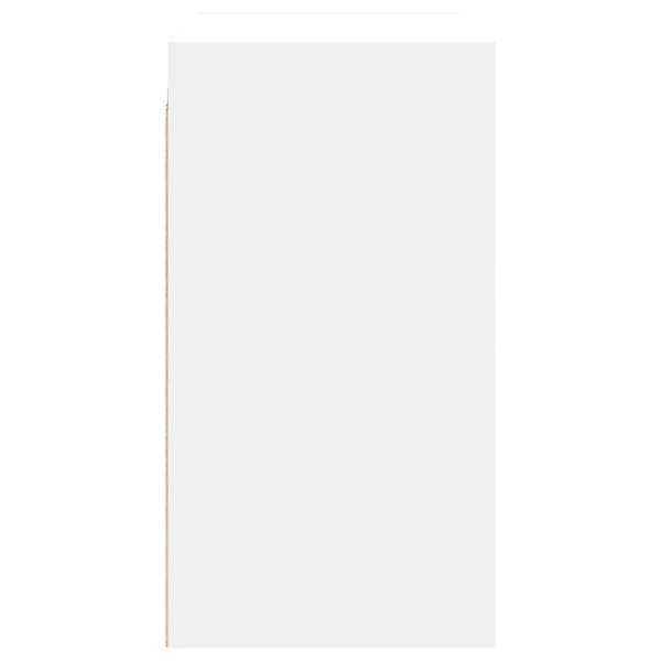 vægskab med glaslåger 68x37x68,5 cm hvid