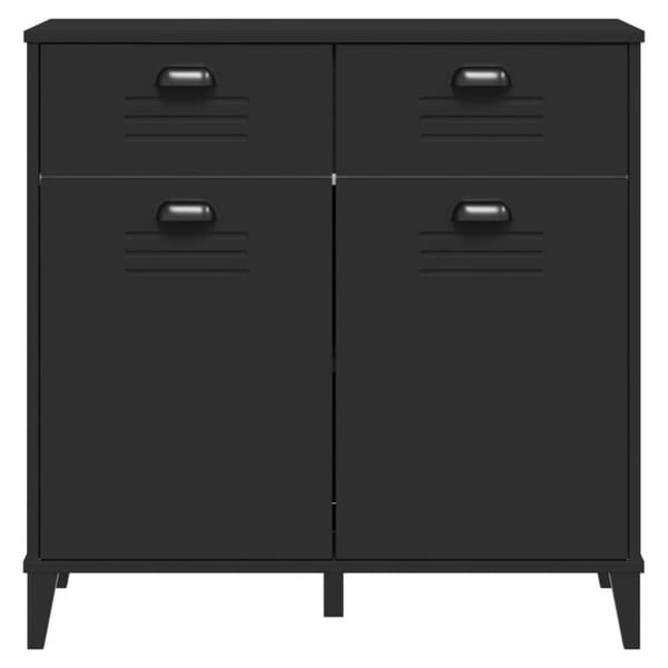 skænk VIKEN 80x40x80 cm konstrueret træ sort