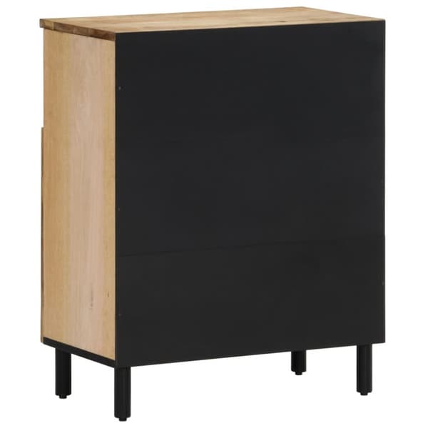 skab 60x33x75 cm massivt mangotræ