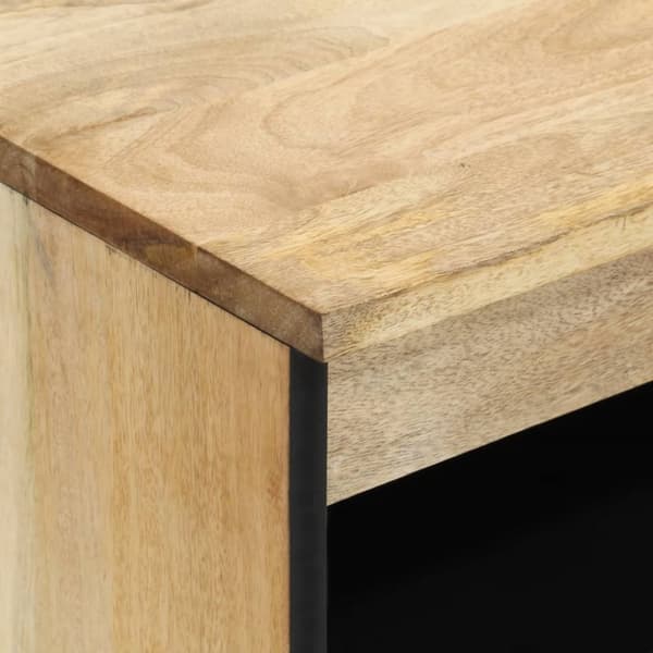skab 60x33x75 cm massivt mangotræ