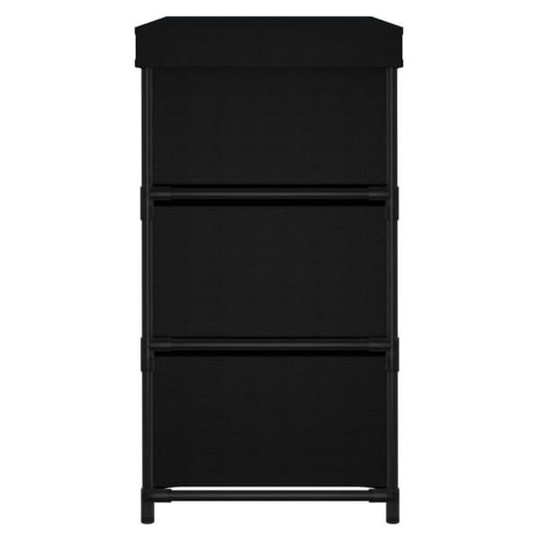Säilytyskaappi 6 laatikolla 55x29x55 cm musta teräs