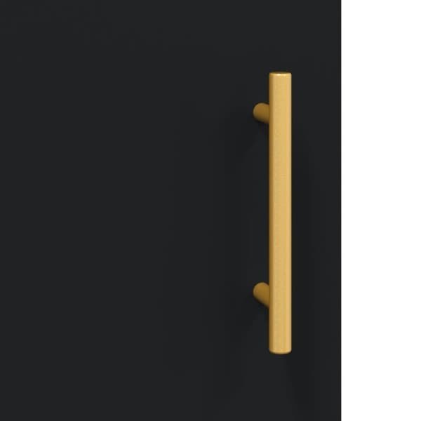 skænk 100x36x60 cm konstrueret træ sort