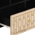 Miniatyrbild 7 av 10: Tv-bänk 100x33x46 cm massivt mangoträ