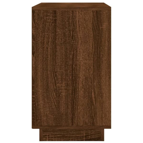 skænk 102x35x60 cm konstrueret træ brun egetræsfarve