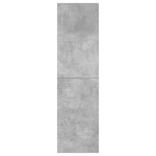 TV -skåp betonggrå 30,5x30x110 cm konstruerat trä