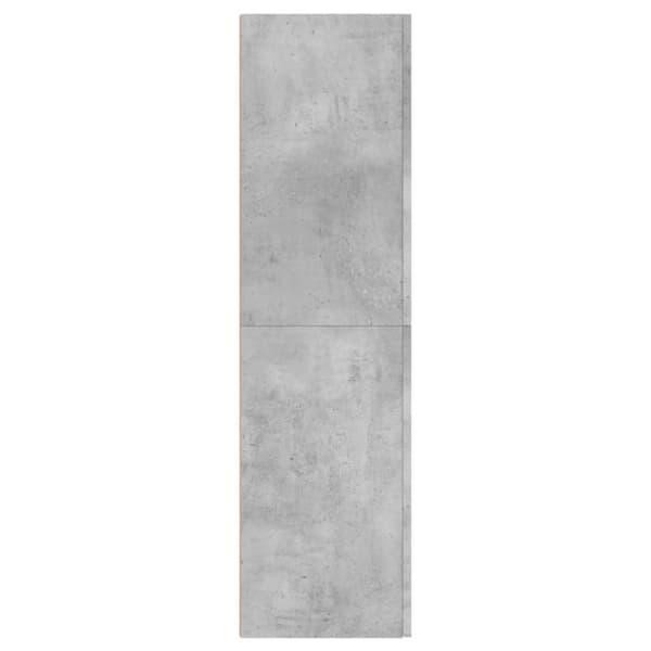 TV -skåp betonggrå 30,5x30x110 cm konstruerat trä