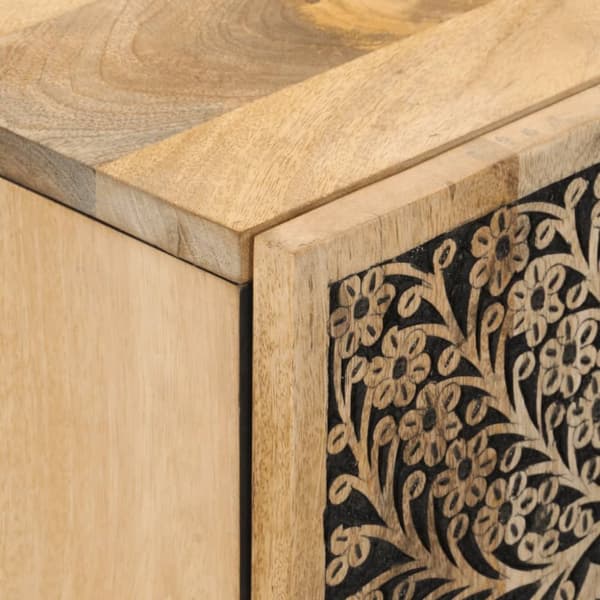 skab 40x33x75 cm massivt mangotræ