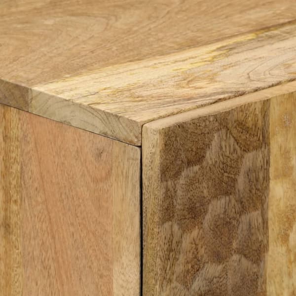 skab 60x33x100 cm massivt mangotræ