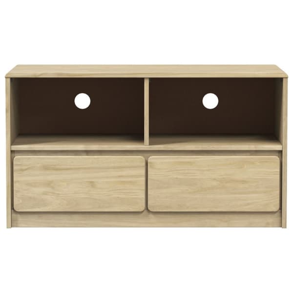 TV-taso SAUDA tammenvärinen 99x43x55 cm täysi mänty