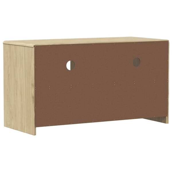 TV-taso SAUDA tammenvärinen 99x43x55 cm täysi mänty