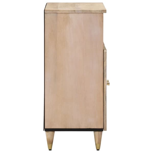 skab 60x33x75 cm massivt mangotræ